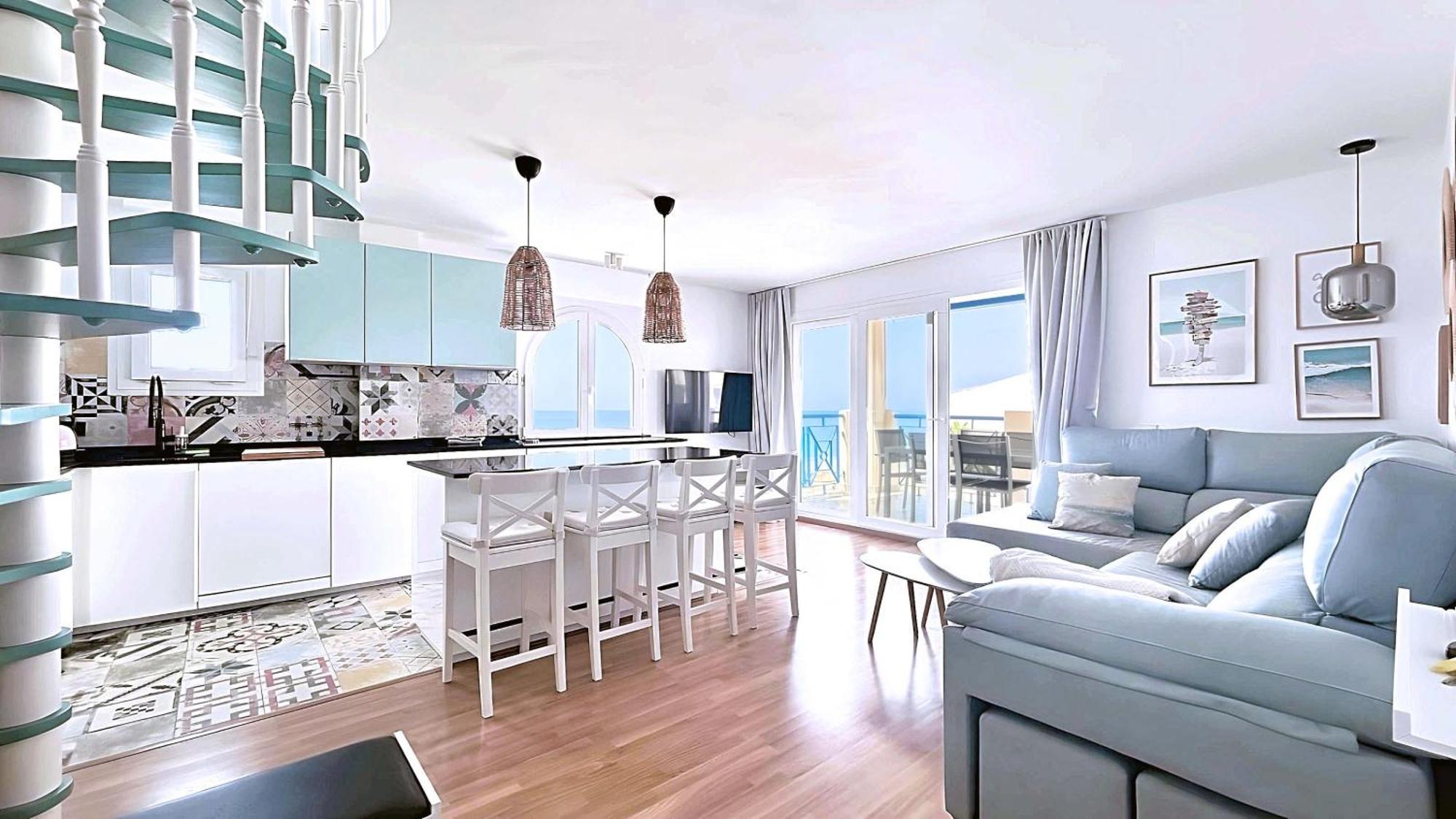 Atico De Albaida Duplex Frente Al Mar Apartment Морче Екстериор снимка